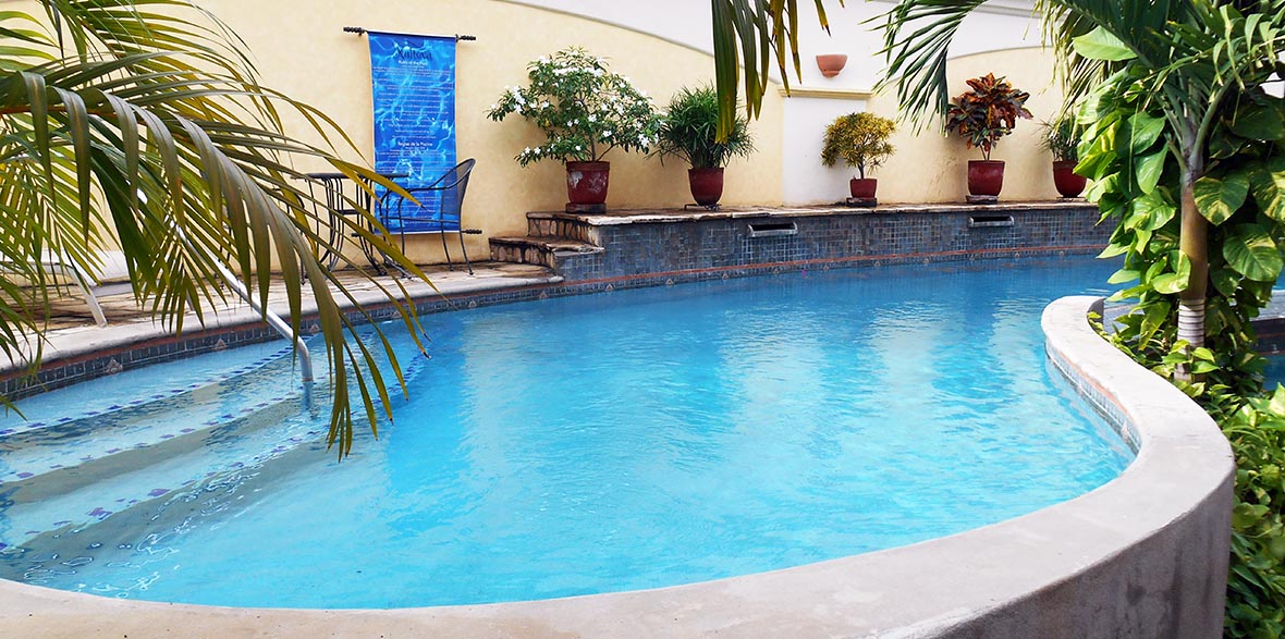Pool at at Condo Hotel Xalteva in Granada Nicaragua