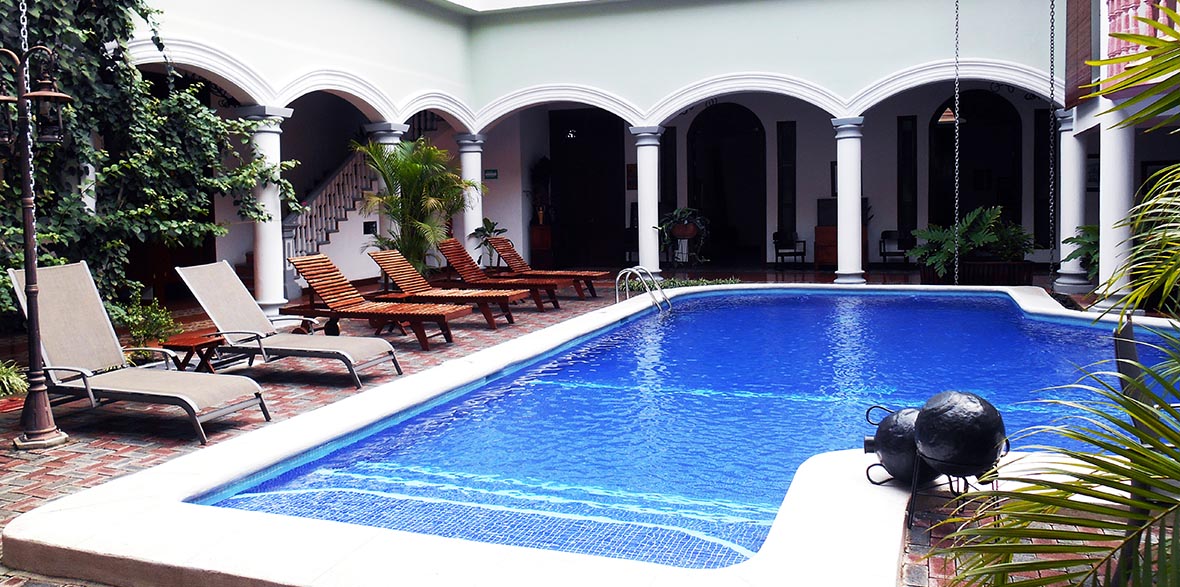 pool at Real la Merced in Granada