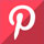 pinterest icon, social media link