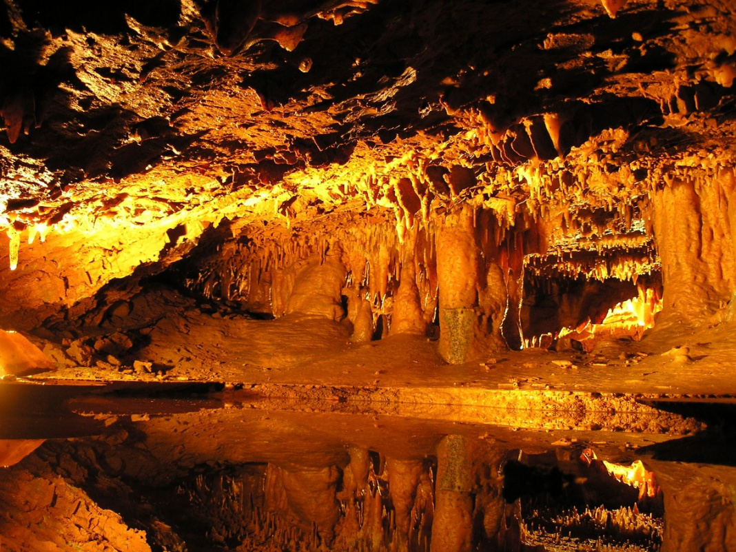 Green Grotto Caves in Jamaica