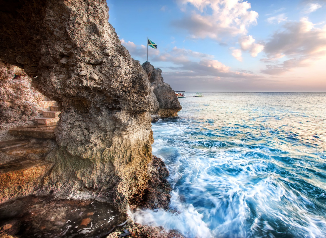 Negril Cliffs in Jamaica