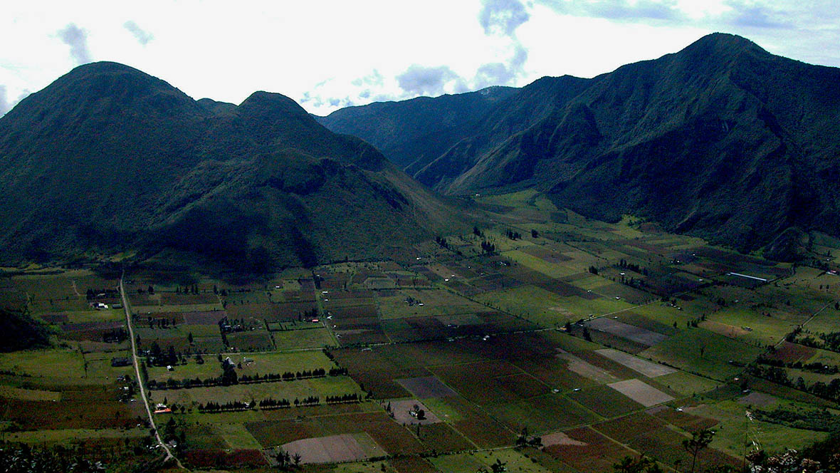 Pululahua Volcano in Ecuador