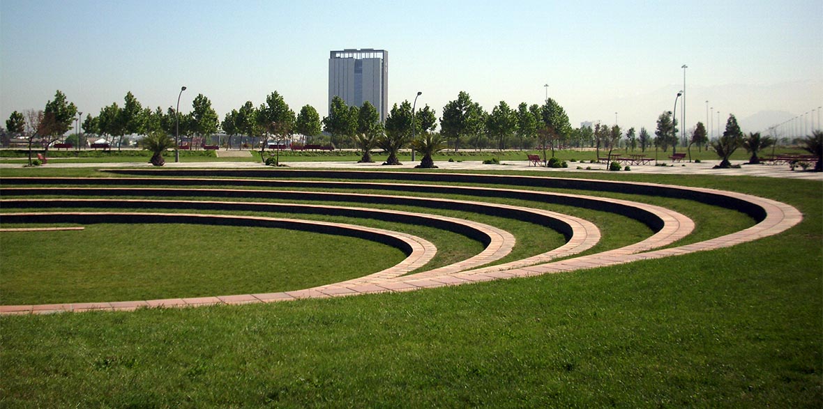 Parque Bicentenario in Santiago Chile