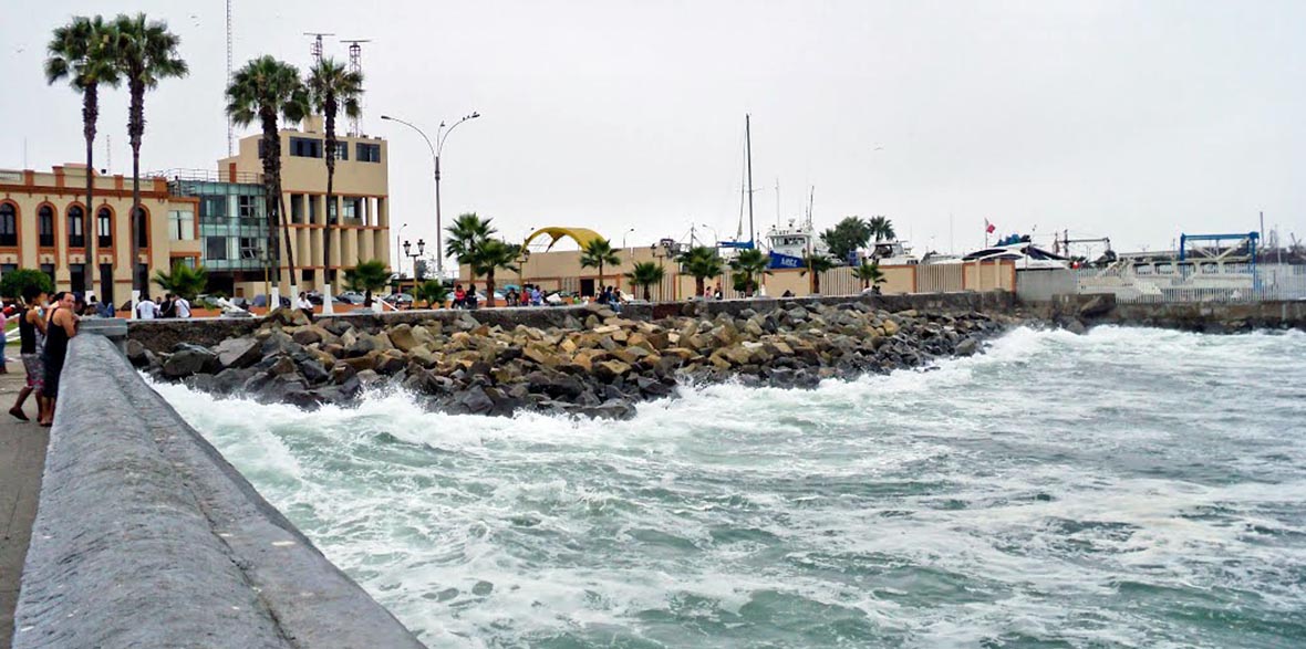 waterfront in Callao Peru