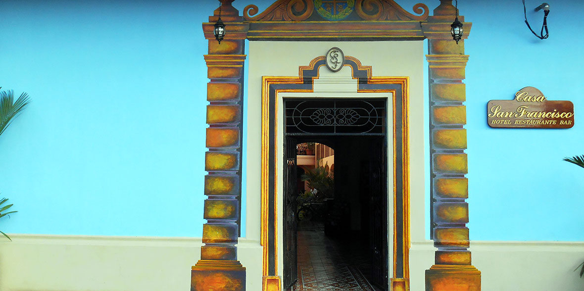 Exterior at Casa San Francisco in Granada Nicaragua