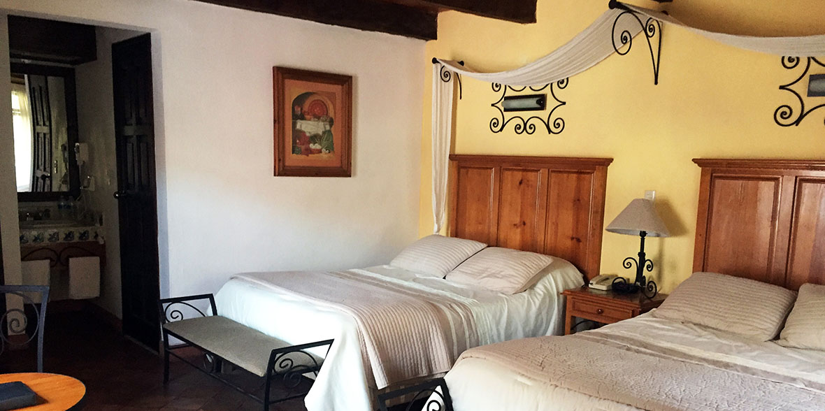 guestroom at Casavieja hotel