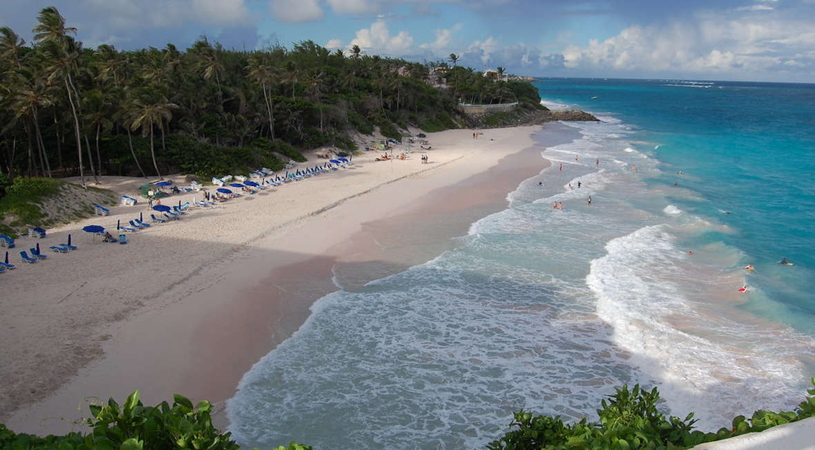 Crane Beach in barbados