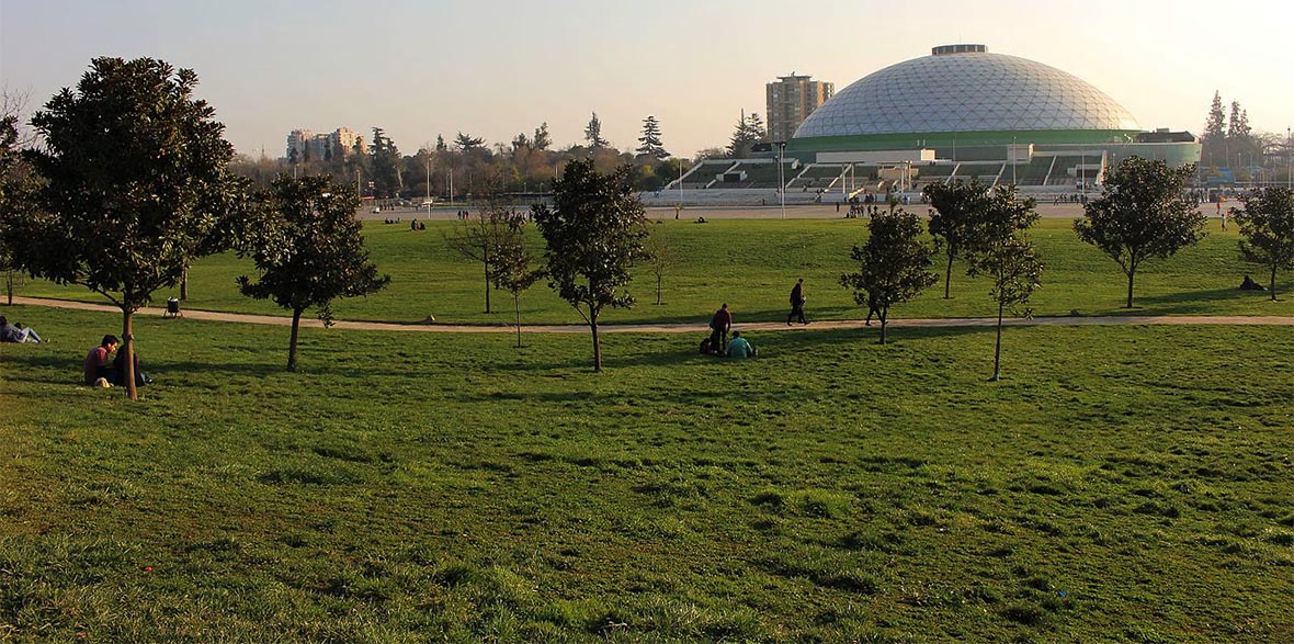 Parque O'Higgins in Santiago Chile