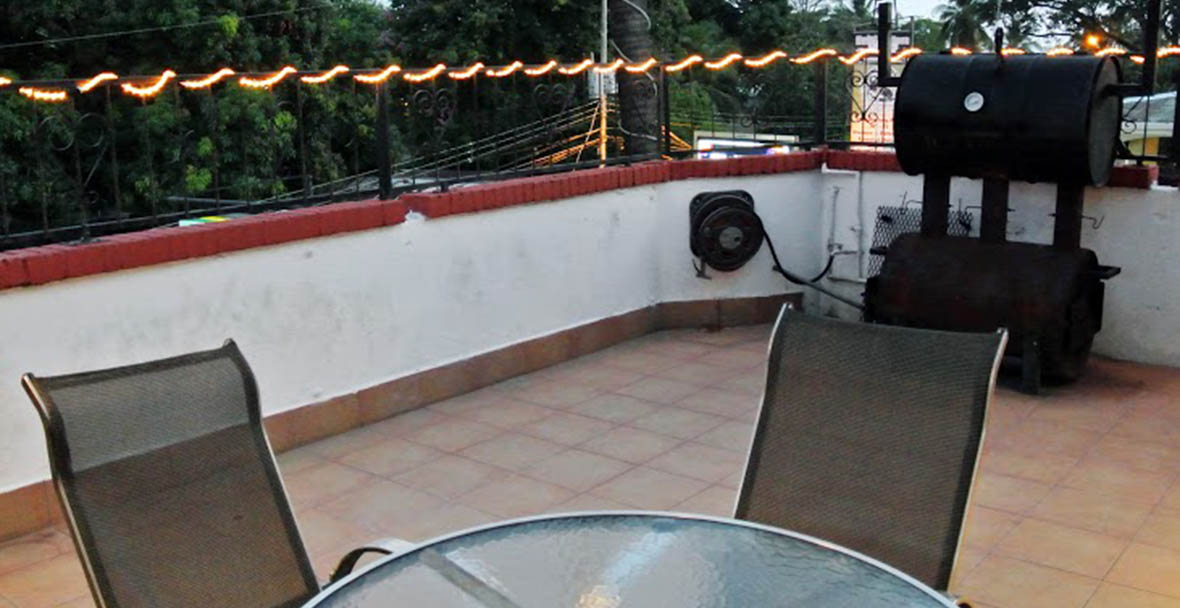 poseidon restaurant terrace in jaco