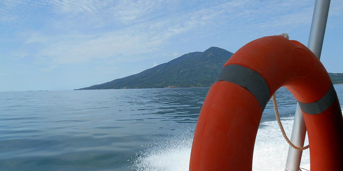 Crossing the Gulf of Fonseca on Ruta del Golfo