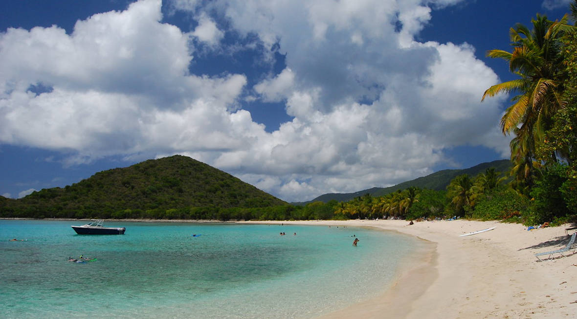 Smuggler’s Cove in the british virgin islands