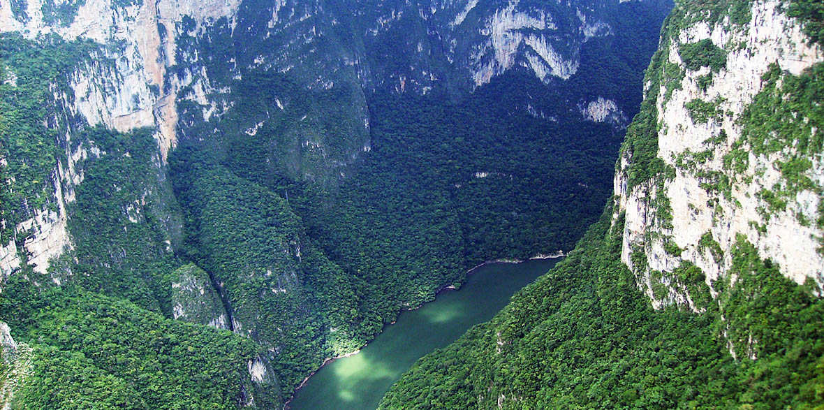 Smmidero Canyon mirador overlook