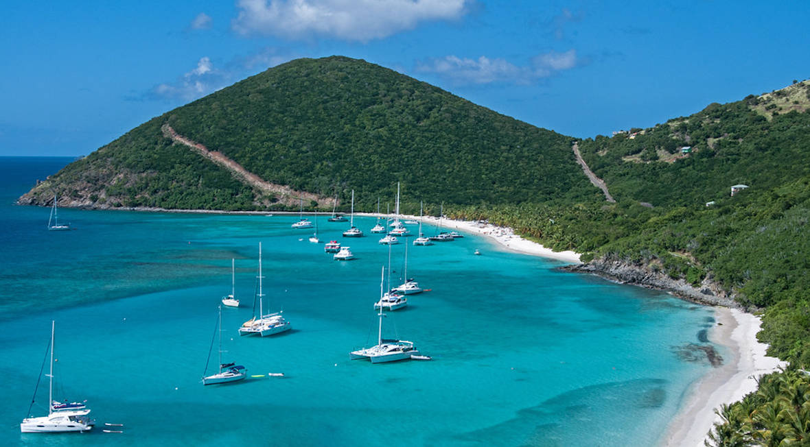 White Bay in the british virgin islands